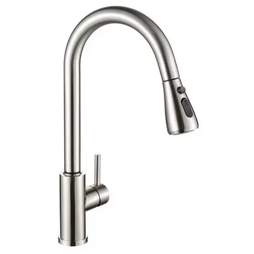 Misturador Monocomando Cozinha Gourmet Escovado C/ DUCHA EXTRAIVEL - 3052 Misturador Monocomando Cozinha Gourmet Escovado C/ DUCHA EXTRAIVEL - 3052