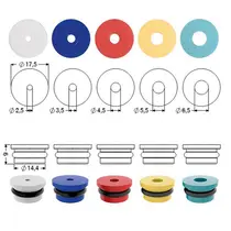 Kit de Redutores de Vazão com 5 Redutores e Anel O' Ring Censi 9592