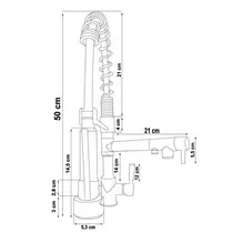 Torneira Filtro Cozinha Monocomando com saída para Água Filtrada - 2089 Cromada