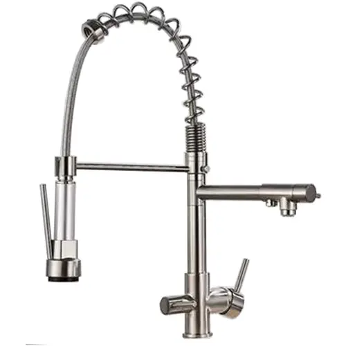 Torneira Filtro Cozinha Monocomando com saída para Água Filtrada - 2089 Escovada