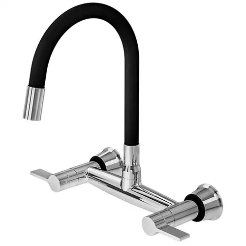 Misturador Cozinha Flexível PAREDE Preta - MPPT