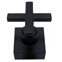 Acabamento Registro Metal Preto ½" e ¾" e 1" 1000C51