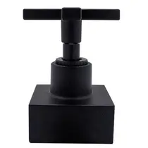 Acabamento Registro Metal Preto ½" e ¾" e 1" 1000C51