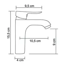 Torneira Lavátorio Monocomando Evidence 7076