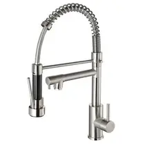 Torneira Cozinha Gourmet Misturador Monocomando Original 50 Cm  2087 Escovada