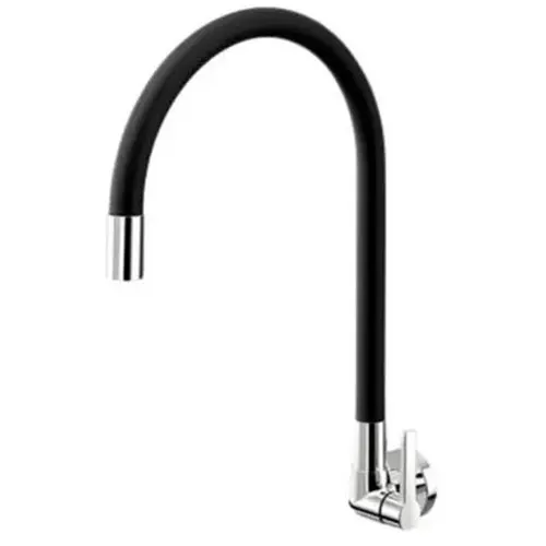 Torneira Cozinha  PAREDE Bica Flexivel DOCOL Galiflex Preta 90009674057