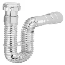 Sifão Flexivel Multiuso CROMADO Banheiro, Lavatório, Cozinha e Tanque - Chrome 1560