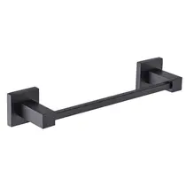 Porta Toalha Rosto 30cm Preto 7103AC