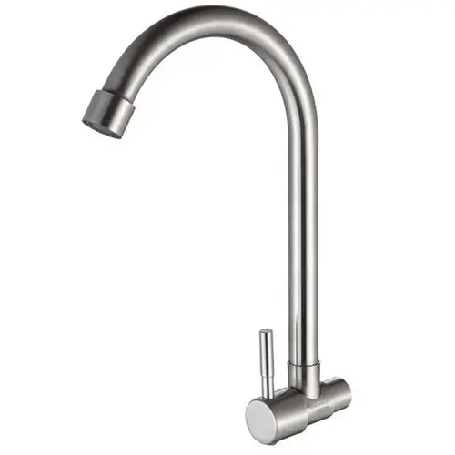 Torneira Cozinha Bica Movel PAREDE Escovado - 6603B