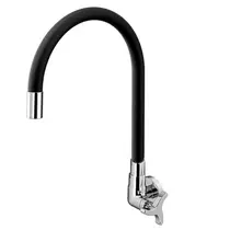 Torneira Cozinha Flexível PAREDE Preta Trizeta C97