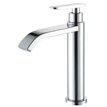 Torneira Banheiro Lavabo 1/4 Volta Bica Baixa Metal Cromado 6622A