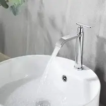 Torneira Banheiro Lavabo 1/4 Volta Bica Baixa Metal Cromado 6622A