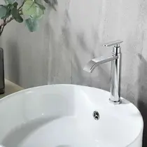 Torneira Banheiro Lavabo 1/4 Volta Bica Baixa Metal Cromado 6622A