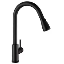 Misturador Monocomando Cozinha Gourmet Preto C/ DUCHA EXTRAIVEL - 6029P