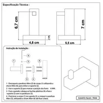 Cabide Simples Metal Cobre 1010 - 32488 - CO