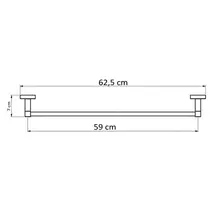 Porta Toalha Banho Metal Cobre 1010 - 32496 - CO