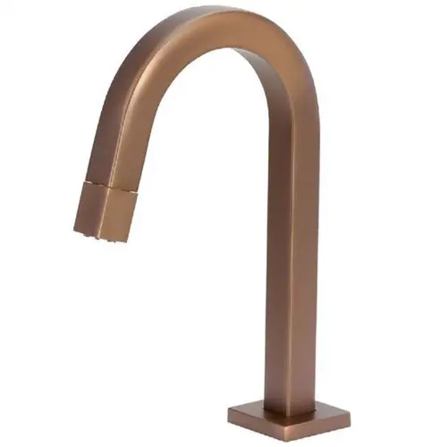 Torneira Banheiro Lavatório Bica Baixa Cobre Quadrada 3591 Copper