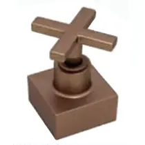 Acabamento Registro Metal Cobre  ½" , ¾" e 1 - 1000C51