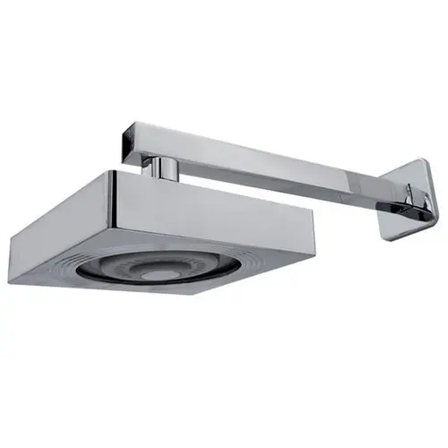 Chuveiro Quadrado c/ Braço CROMADO Autolimpante ATC-04 - 1970