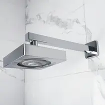 Chuveiro Quadrado c/ Braço CROMADO Autolimpante ATC-04 - 1970