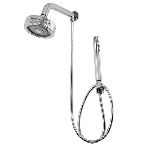 Chuveiro Redondo c/ Desviador CROMADO Autolimpante 1970