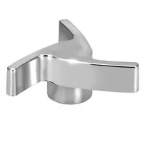 Acabamento Registro Plastico Cromado ESTRIA Deca ½ e ¾ Trizeta ABS