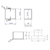 Acabamento Registro Plastico Cromado ESTRIA Deca ½ e ¾ Cubo 583 C87 ABS