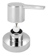 Acabamento Registro Plastico Cromado ESTRIA DOCOL ½ e ¾ MALI ABS