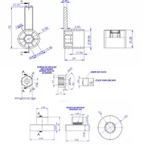 Acabamento Registro Plastico Cromado ESTRIA DOCOL ½ e ¾ MALI ABS