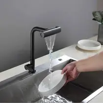 Torneira Cozinha Mesa 1/4 Volta 4 jatos Metal Preto 6621P