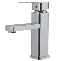 Torneira Misturador Monocomando Banheiro / Lavatório - Escovada - Brushed Short