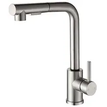Misturador Monocomando Cozinha Gourmet Escovado C/ DUCHA EXTRAIVEL - 6028E