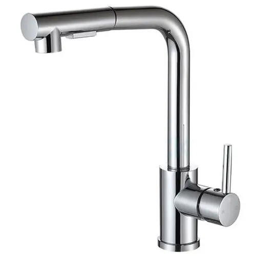 Misturador Monocomando Cozinha Gourmet Cromado C/ DUCHA EXTRAIVEL - 6028A