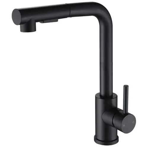 Misturador Monocomando Cozinha Gourmet Preto C/ DUCHA EXTRAIVEL - 6028P