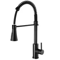 Torneira Cozinha Gourmet Misturador Monocomando METAL Preto 1002P