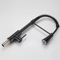 Torneira Cozinha Gourmet Misturador Monocomando METAL Preto 1002P