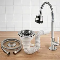 Kit Torneira de Cozinha Flexível Mesa