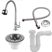 Kit Torneira de Cozinha Flexível Mesa
