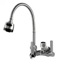 Torneira Cozinha Flexivel PAREDE Saida 3/4 Lava Louça - Maquina - 1133C34 -1/4 x 3/4