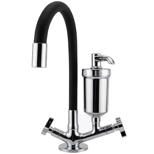 Torneira Cozinha Flexível Mesa Preta C97 - FMPT