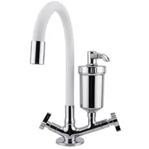 Torneira Cozinha Flexível Mesa Branco C97 - FMBR
