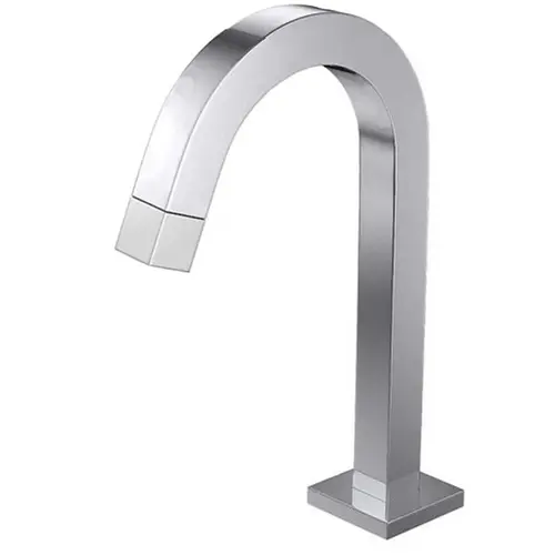 Torneira Banheiro Lavatório Bica Baixa Cromada Quadrada 1601A - Chromed