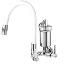 Torneira Cozinha Flexível Parede Branco - FPBR - C34