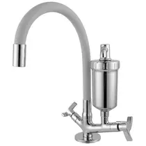 Torneira Cozinha Flexível Mesa Cinza C97 - FMCZ