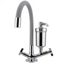 Torneira Cozinha Flexível Mesa Cinza C97 - FMCZ