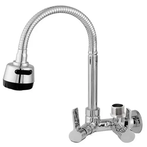 Torneira Cozinha Flexivel PAREDE Saida 3/4 Lava Louça - Maquina - 1133C65 -1/4 x 3/4