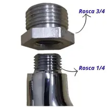Torneira Cozinha Flexivel PAREDE Saida 3/4 Lava Louça - Maquina - 1133C65 -1/4 x 3/4