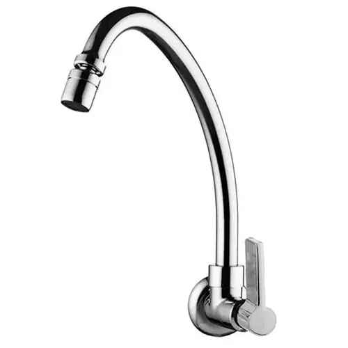 Torneira Cozinha Metal Cromado 1/4 Volta Parede WS22 - 2168C65