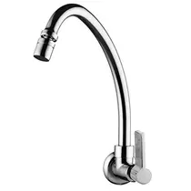 Torneira Cozinha Metal Cromado 1/4 Volta Parede WS22 - 2168C65