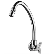 Torneira Cozinha Metal Cromado 1/4 Volta Parede WS22 - 2168C97